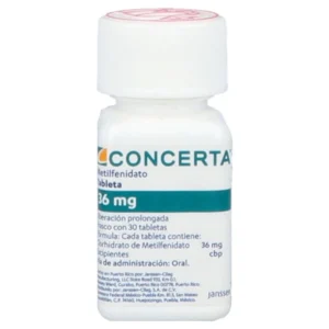 CONCERTA METHYLPHENIDATE 36MG 30TABS XR